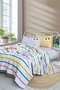 L'essentiel linge de maison Juego de Doble Piqué Amarillo y Lila